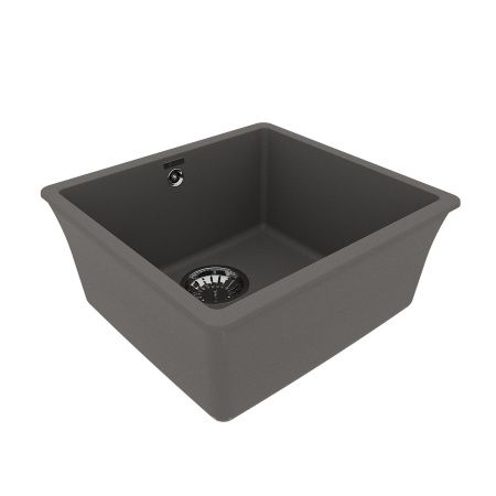 Кухонная мойка LeMark Sinara 440-u 9910071 45х40 цвет серый поверхность матовая