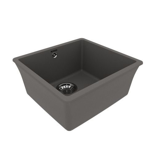 Кухонная мойка LeMark Sinara 440-u 9910071 45х40 цвет серый поверхность матовая - фото 2