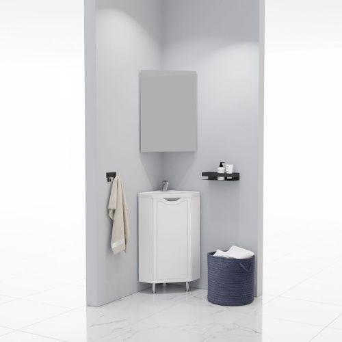 Зеркало-шкаф Corozo Триана SD-00000300 40х70 подвесной цвет белый - фото 2