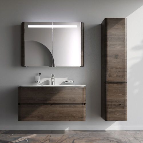 Тумба под раковину Am.Pm Sensation M30FHX1002TF 100х50 подвесная цвет коричневый - фото 5