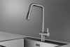 Смеситель для кухни Granula Kitchen Space 7273, СТАЛЬ МАТОВАЯ на мойку нержавеющая сталь