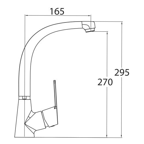 Смеситель для кухни Clever Panam Evo Xtreme 60533 на мойку хром - фото 3