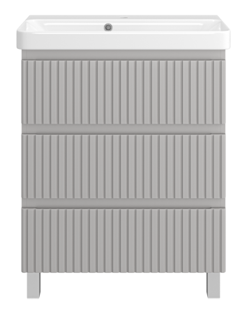 Тумба под раковину Brevita Victory VIC-07070-50-03Я 70х40 напольная цвет серый