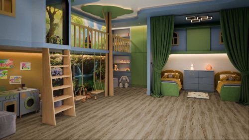 Кварцвиниловая плитка Damy Floor FAMILY LVT 248-8-LVT Дуб Имбирный толщина 0.25 см 43 класс 1227х187 - фото 5