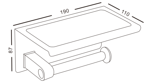 Бумагодержатель D-Lin D201508 - фото 2