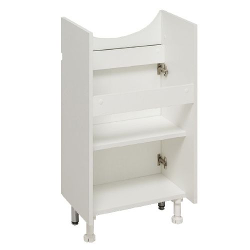 Тумба под раковину Runo ЛАДА 00-00001194 40х30 напольная цвет белый - фото 2