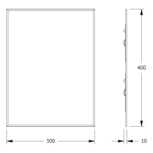 Зеркало Evoform Standard BY 0202 30х40 подвесное - фото 2