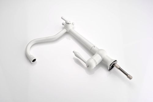 Смеситель для кухни Paulmark RETRO Re213226-WH на мойку белый - фото 2