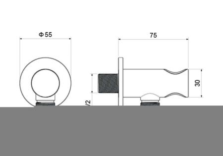 Шланговое подсоединение Aquatek AQ2464MB