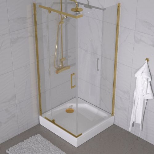 Душевой уголок Тритон Терра Щ0000073931 90х90 стекло прозрачное профиль хром с поддоном - фото 5