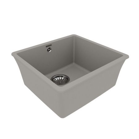 Кухонная мойка LeMark Sinara 440-u 9910069 45х40 цвет серый поверхность матовая