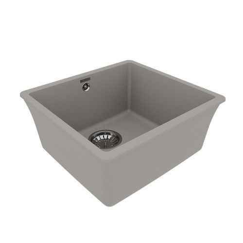 Кухонная мойка LeMark Sinara 440-u 9910069 45х40 цвет серый поверхность матовая - фото 2