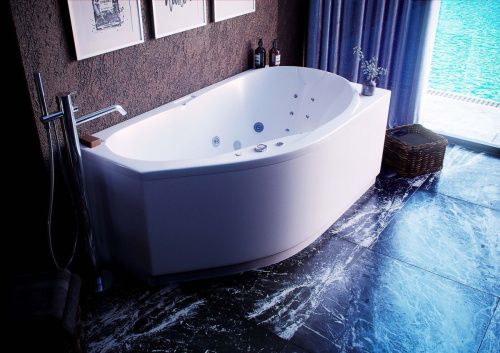 Ванна акриловая Aquatek Таурус TAR170-0000084 170х100 пристенная асимметричная с каркасом без ручек - фото 3