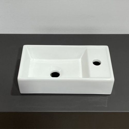 Тумба с раковиной Comforty Асти 00-00013669CF 40х20 подвесная цвет серый - фото 3