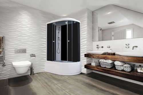 Душевая кабина Parly Classic EC1221L 120х80 асимметричная с крышей ориентация левая - фото 2