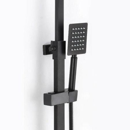 Душевая стойка D-Lin D10A15 настенная цвет черный
