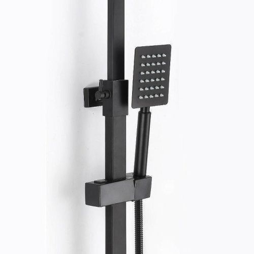 Душевая стойка D-Lin D10A15 настенная цвет черный - фото 3