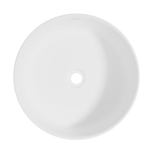 Раковина акриловая Wellsee Chalice Perfection 230612000 45х45 напольная цвет белый матовый без отверстий под смеситель - фото 3