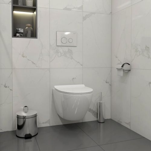 Клавиша смыва механическая Teymi Lina T70102CH цвет хром - фото 2