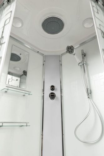 Душевая кабина AvaCan EM2790 90х90 четверть круга с крышей ориентация универсальная - фото 5