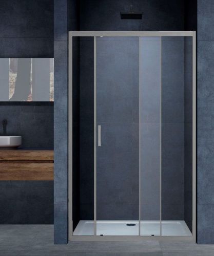 Душевая дверь Vincea Alpha VDS-3AL140CLGM 140х190 стекло прозрачное профиль вороненая сталь