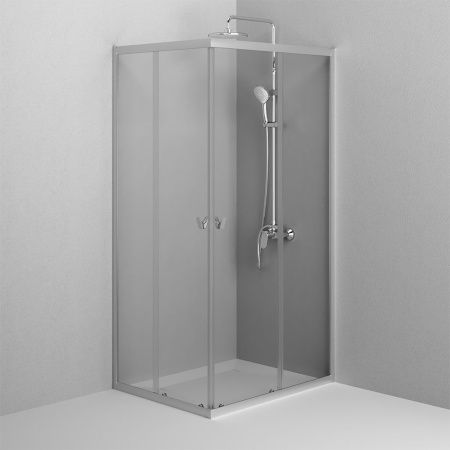 Душевой уголок Am.Pm Sunny W87G-403-10080-MT 100х80 стекло прозрачное профиль хром без поддона