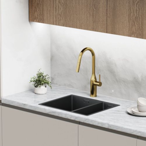 Смеситель для кухни Sancos Grand SC4002BG на мойку золото - фото 2