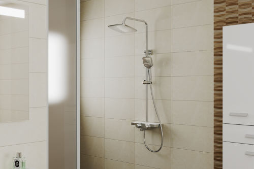 Душевая стойка Rush ST4235-50 настенная цвет хром - фото 3