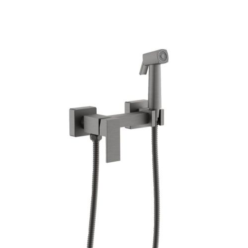 Гигиенический душ со смесителем Belz B806 B55806-3 оружейная сталь - фото 2