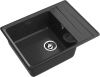 Кухонная мойка Granfest Level LV-660L графит 65х50 цвет серый поверхность матовая