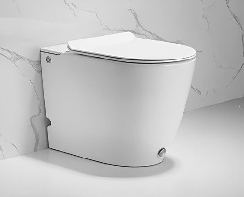 Унитаз приставной Cerutti SPA CT7264 белый с сиденьем микролифт безободковый импульсный смыв