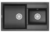 Кухонная мойка Granula 8201, ЧЁРНЫЙ 80х50 цвет черный поверхность матовая