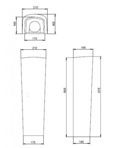 Пьедестал для раковины Santeri Орион 136008S0000B0 - фото 5