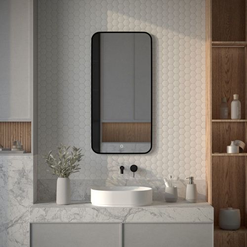 Зеркало с подсветкой Defesto AURA DF 2965S 50х100 подвесное - фото 4