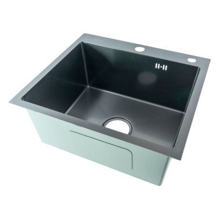 Кухонная мойка Fmark FSC5045Q 50х45 цвет серый поверхность матовая