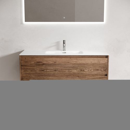 Тумба под раковину Sancos Libra LB120-1ECH 120х50 подвесная цвет коричневый - фото 4