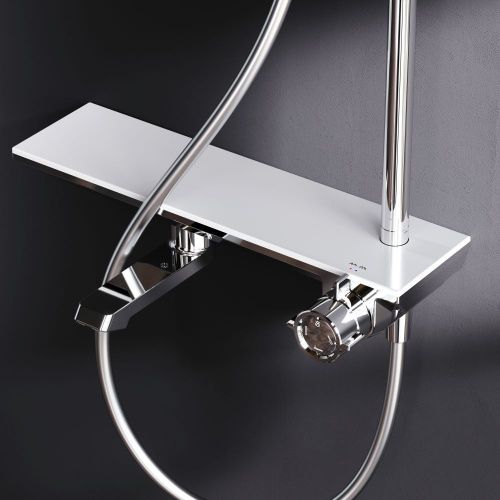 Душевая стойка Am.Pm Gem F0790700 настенная цвет хром - фото 4