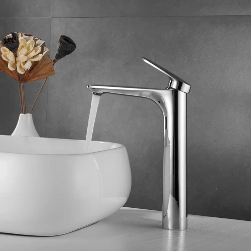 Смеситель для раковины Shevanik S8511 на столешницу хром - фото 4