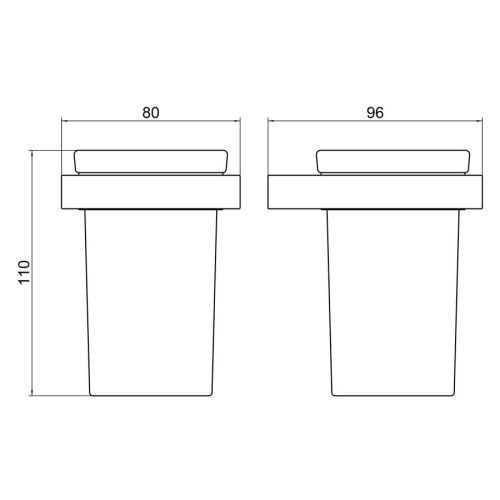 Стакан для зубных щеток Timo Petruma 15233/00 - фото 2