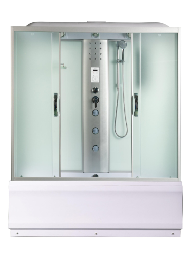 Душевой бокс River SENA 10000001806 170х70 стекло матовое профиль хром - фото 3