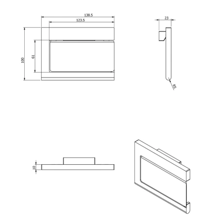 Бумагодержатель Langberger Accessories 38041A