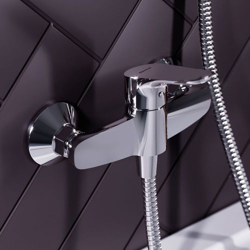 Смеситель для ванны и душа Damixa Jupiter 772000001 настенный хром