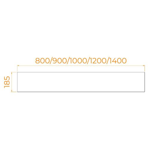 Экран фронтальный для поддона RGW 16230411-90 - фото 2