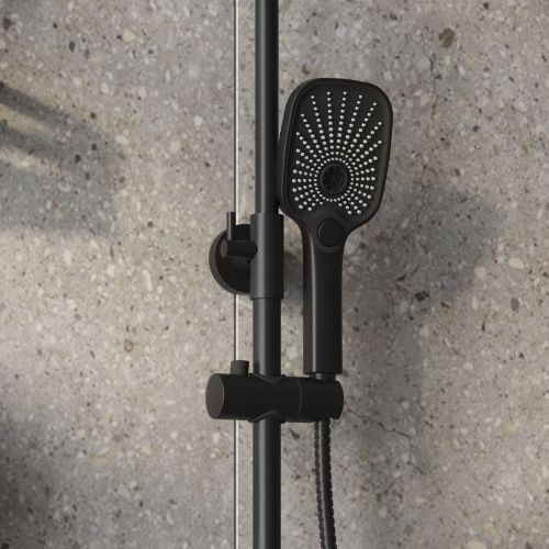 Душевая стойка Grossman Advans 500.K35.09.210 настенная цвет черный - фото 5