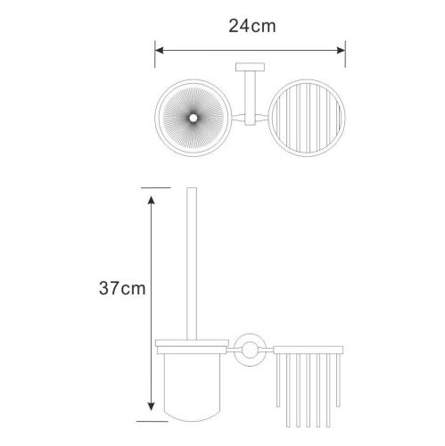 Ершик для унитаза WasserKRAFT 9435 - фото 3