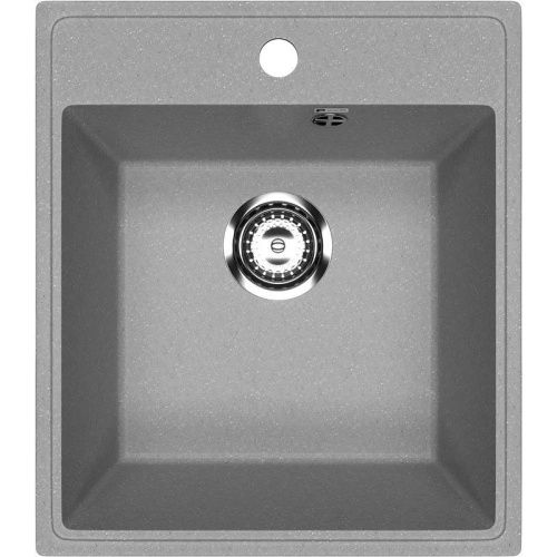 Кухонная мойка Ulgran Practik PR-M 425-003 45х50 цвет серый
