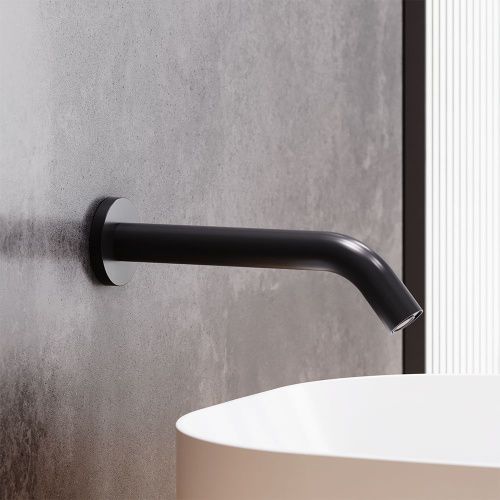 Смеситель для раковины Damixa Scandinavian Pure 360270300 встраиваемый в стену черный - фото 3