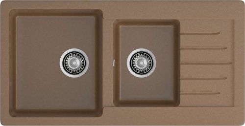 Кухонная мойка Granfest Practik P-980KL терракот 100х50 цвет коричневый поверхность матовая
