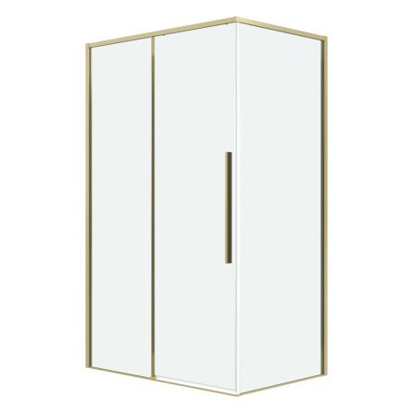 Душевая перегородка Grossman Galaxy 200.K33.01.90.32.00 90х195 стекло прозрачное профиль золото