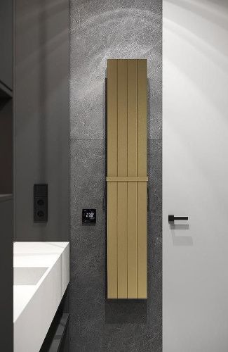 Полотенцесушитель электрический Boheme Flat 725-MG 25х150 золото - фото 2